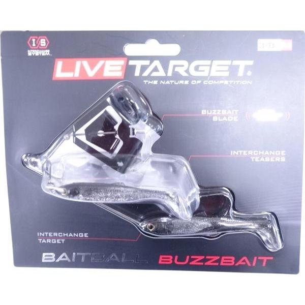 ライブターゲット ベイトボールバズベイト 3/8oz M 101 シルエットブラック 223262 |  | 01