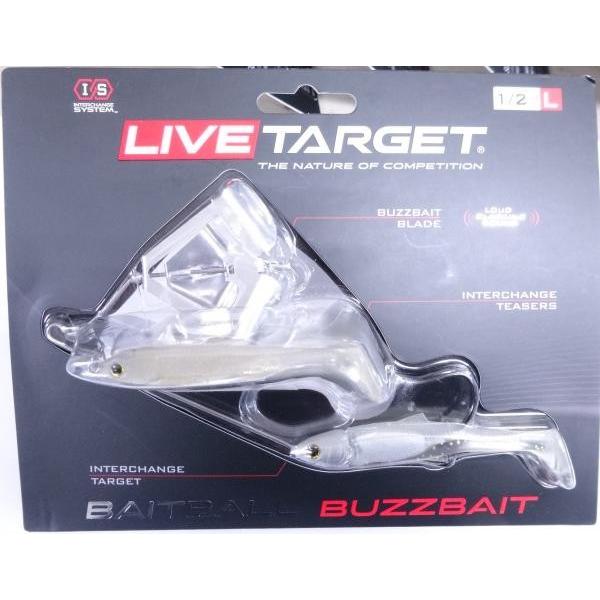ライブターゲット ベイトボールバズベイト 1/2oz L 149 クリスタル