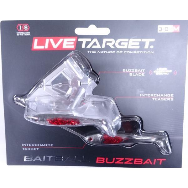 ライブターゲット ベイトボールバズベイト 3/8oz M 150 ブラッドレッド