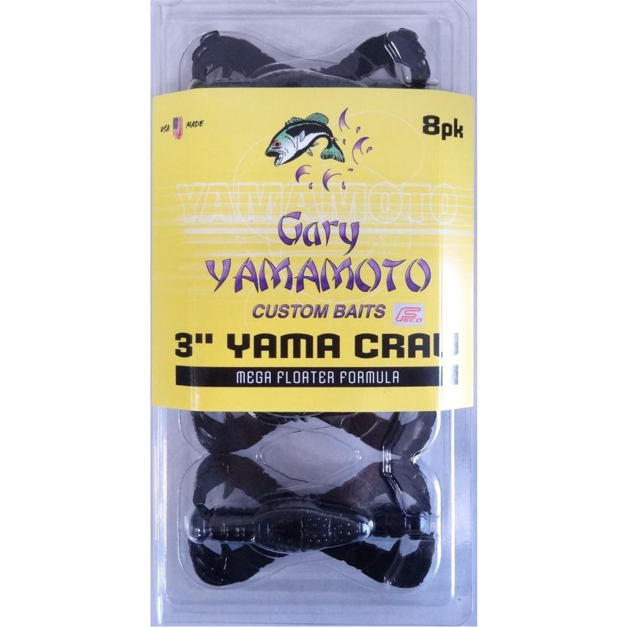 エコ ゲーリーヤマモト 3インチ ヤマクロー 020 ブラック(ソリッド) 106004 JCRAW3-08 エコワーム | Gary YAMAMOTO | 01