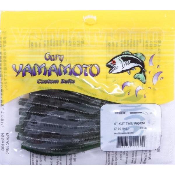 Gary YAMAMOTO（ゲーリーヤマモト） 4インチ カットテールワーム 042J