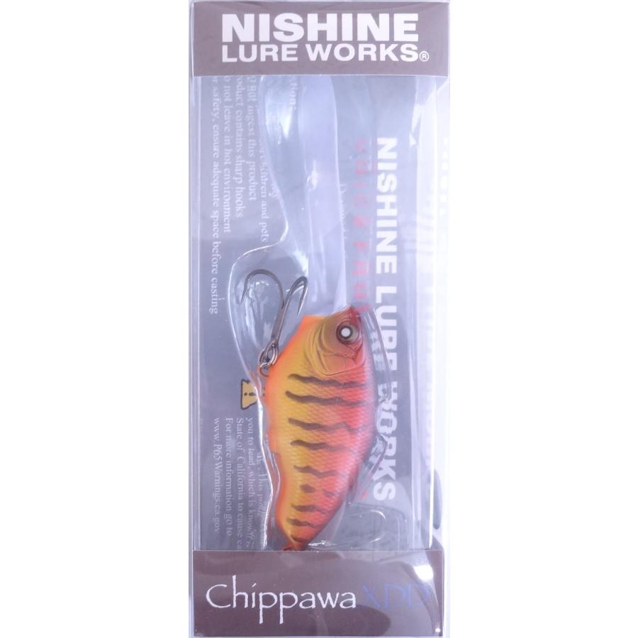 ニシネ ルアー ワークス チッパワ XDD マットオレンジタイガー 101825