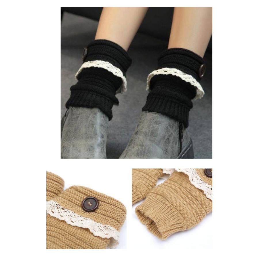 レッグウォーマー ニットレッグウォーマー レース付きレッグウォーマー レディース ショート丈 リブ編み 可愛い 冷え取り 秋冬新作 Dza348 Ffs 通販 Yahoo ショッピング