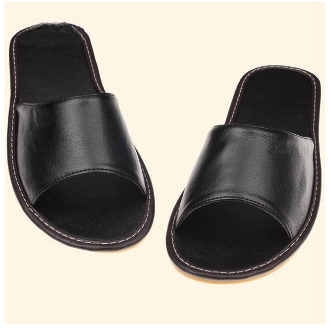 フェイクレザースリッパ ゲストスリッパ ルームシューズ レディース メンズ シューズ 部屋 前空きタイプ おしゃれ レザー調 夏用 Dzx091 Ffs 通販 Yahoo ショッピング