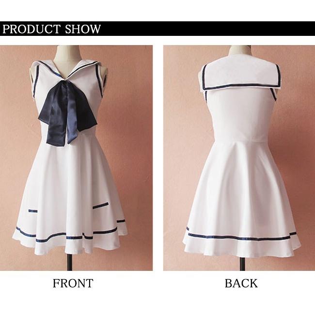 マリン風ワンピース ロング 子供用 ノースリーブワンピース 襟に大きなリボン フレアワンピース ダンスワンピース セーラー風 Tpz1311 Ffs 通販 Yahoo ショッピング