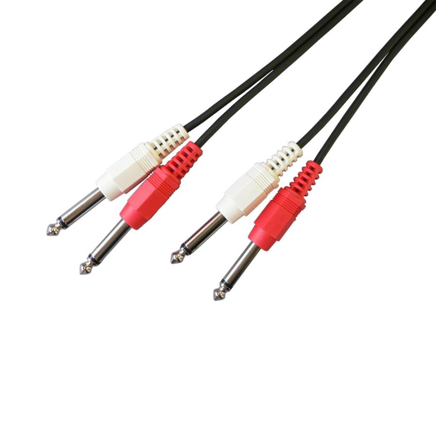 富士パーツ商会 オーディオラインケーブル 3m （標準プラグ×2−標準
