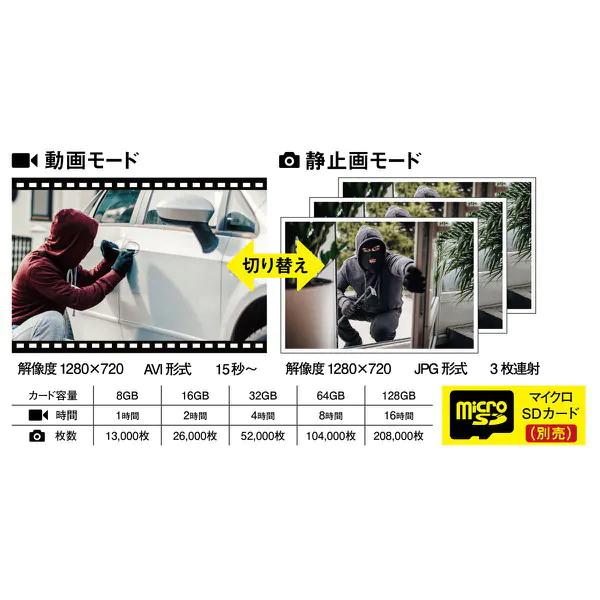 RITEX/ムサシ] 乾電池式どこでもセンサーカメラ C-BT7000/CBT7000 : F