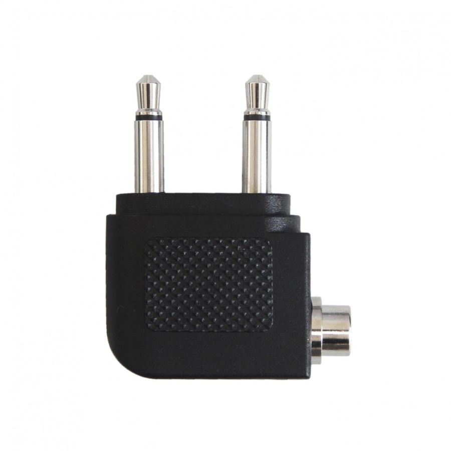 富士パーツ商会 飛行機用 3.5mm デュアル-ステレオ変換アダプタ