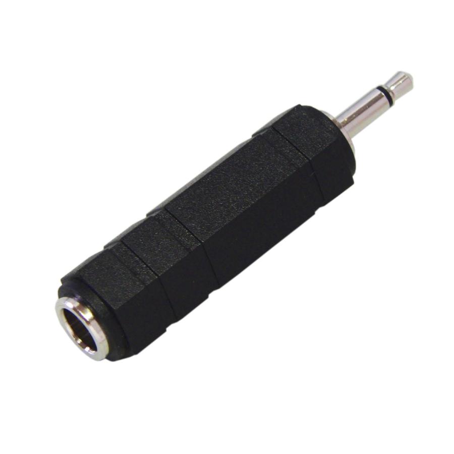 6.3mm モノラル 標準プラグ→ 3.5mm ミニプラグ 変換 プラグ PLG-N2