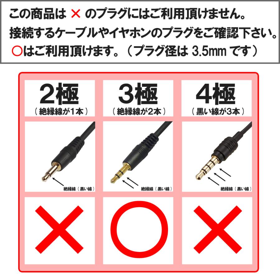 【FF】3.5mm ステレオ ミニプラグ を⇒6.3mm モノラル 標準プラグ に変換 PLG-N6202｜f-fact｜05