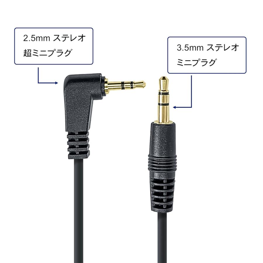富士パーツ商会 [2m]F-Factory ステレオ変換ケーブル 2.5mm ステレオ