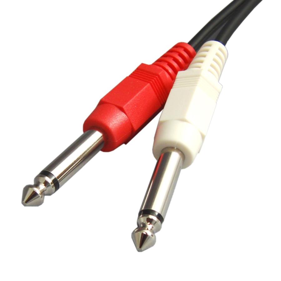 富士パーツ商会 3.5mm ステレオミニジャック(メス) - 6.3mm モノラル