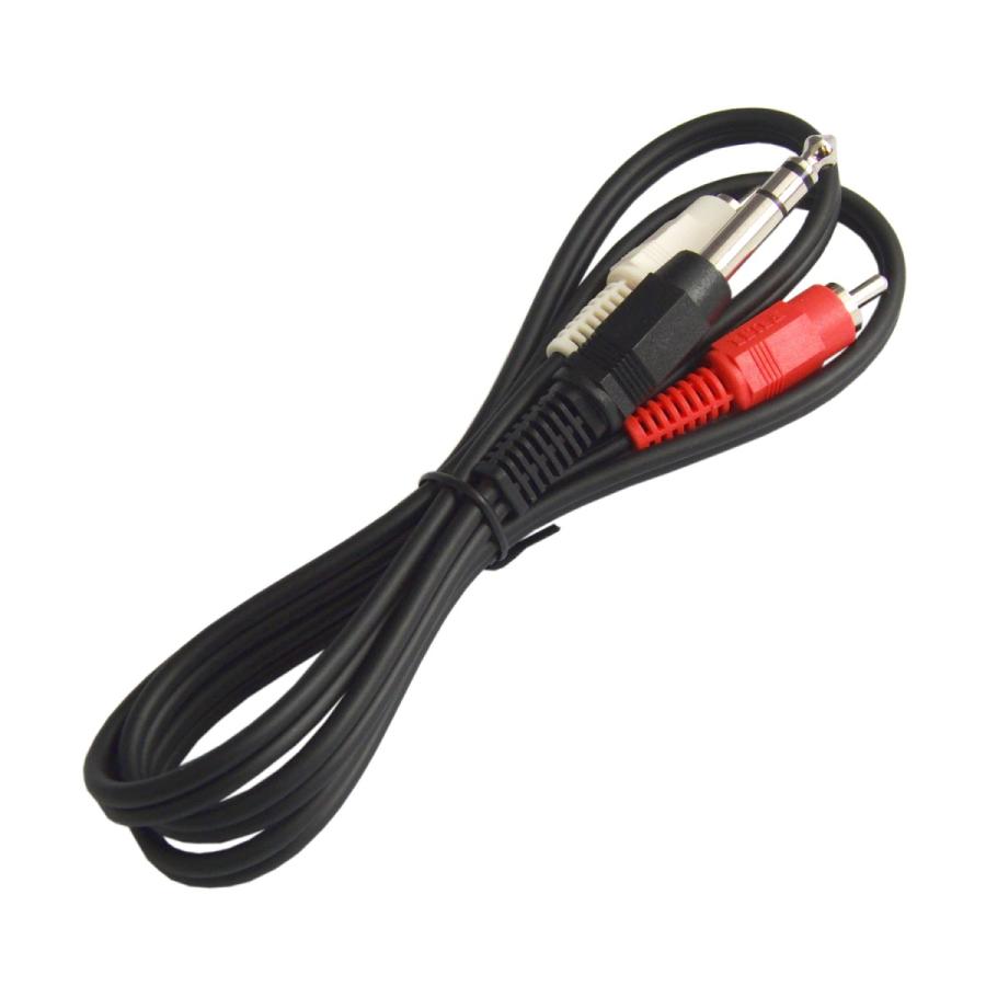 富士パーツ商会 オーディオ変換ケーブル RCA / ピンプラグ×2(赤.白