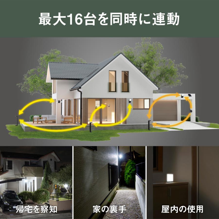【数量限定】ムサシ 乾電池式無線連動チャイム&amp;ライト(受信型)+センサー(送信型 RITEX/ムサシ][送信機セット]乾電池式無線連動チャイム＆ライト(受信型