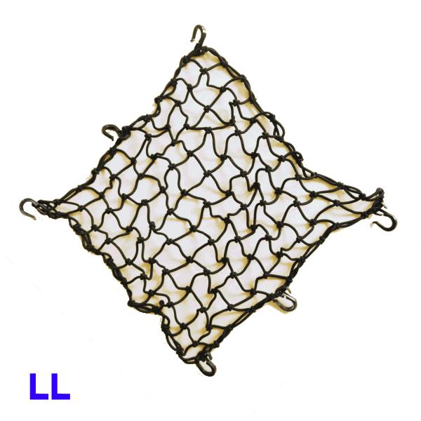 網、ネット Createone バイク ツーリングネット LLサイズ ブラック 50×50cm 100