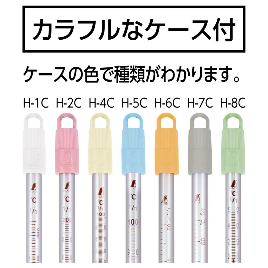 シンワ測定 棒状温度計 Ｈ−２Ｃ ０〜２００℃３０cm ケース付 73211｜f-folio｜04