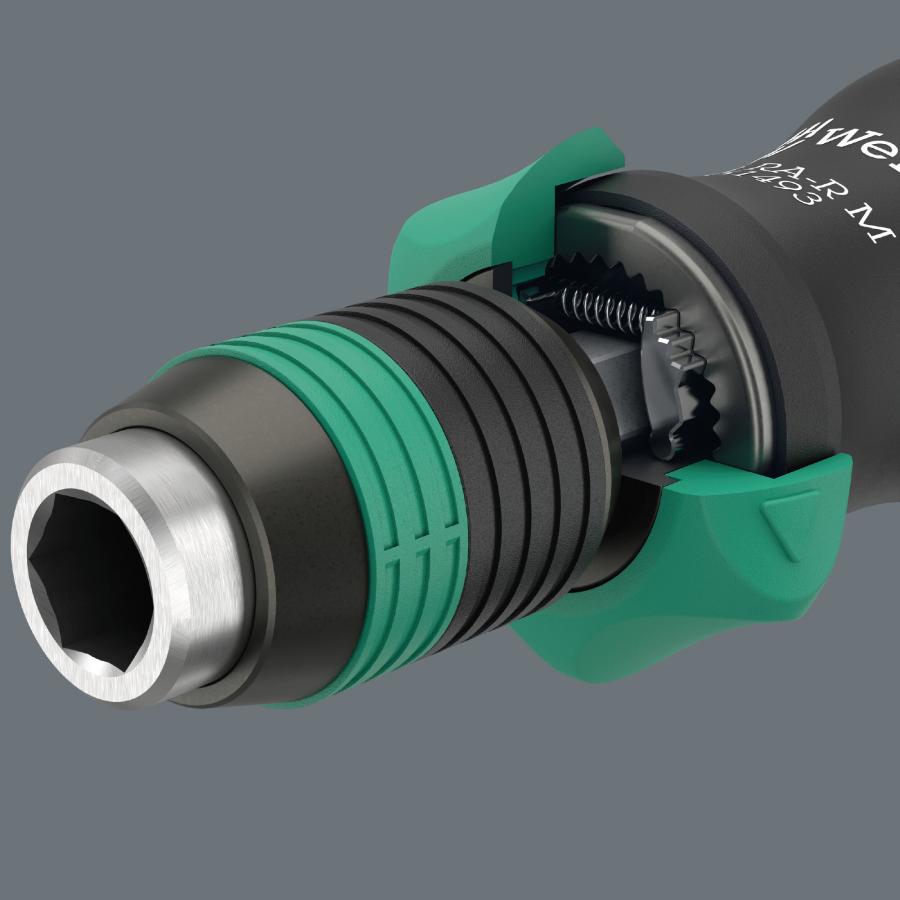WERA 838 RA-R M ラチェット機能付き差替式ビットホルダー 6.35ミリ