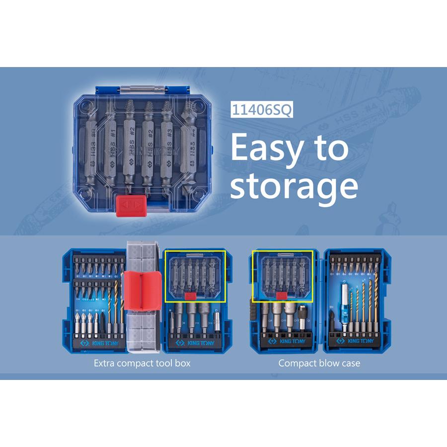 KINGTONY キングトニー スクリューエキストラクター 6pc セット