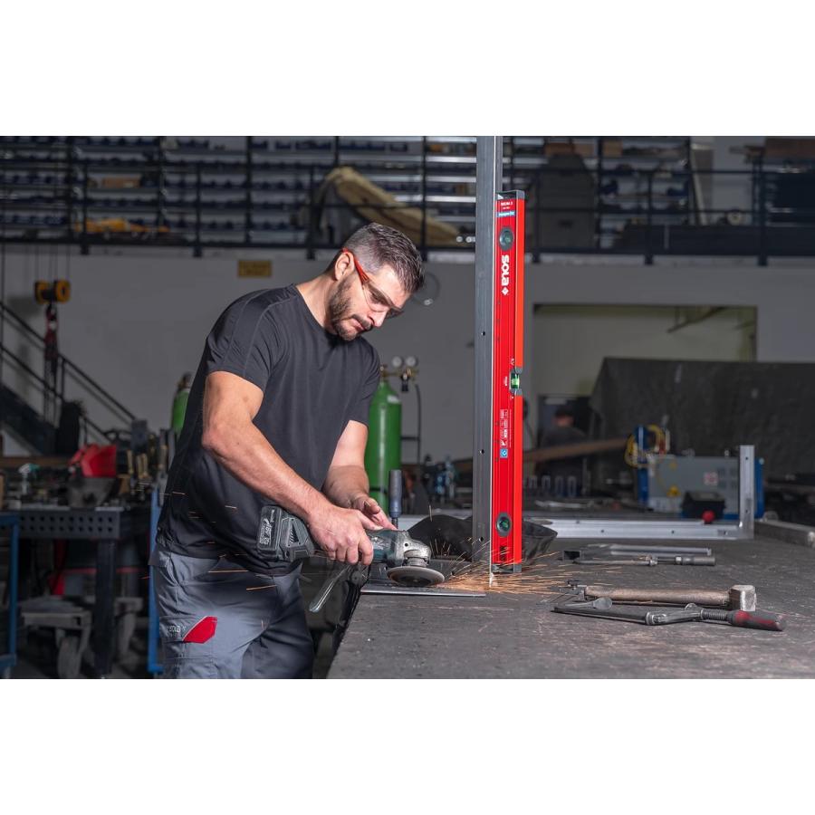 memex セット SOLA ソラ マグネティック アルミボックス水平器 全長60cm RedM 3 60