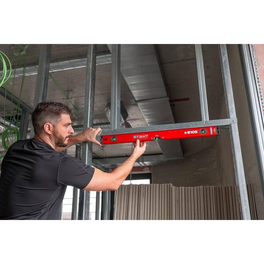 SOLA ソラ マグネティック アルミボックス水平器 全長60cm RedM 3 60