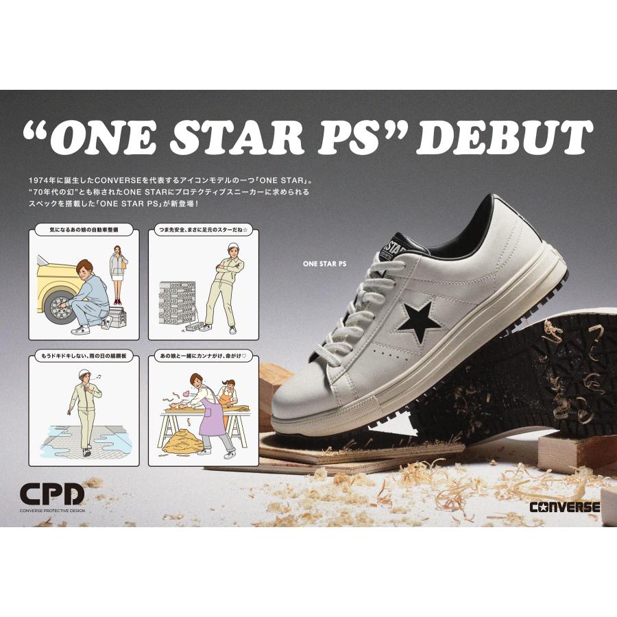 コンバース ONE STAR PS BLACK/WHITE : Factory Gear Yahoo!ショップ