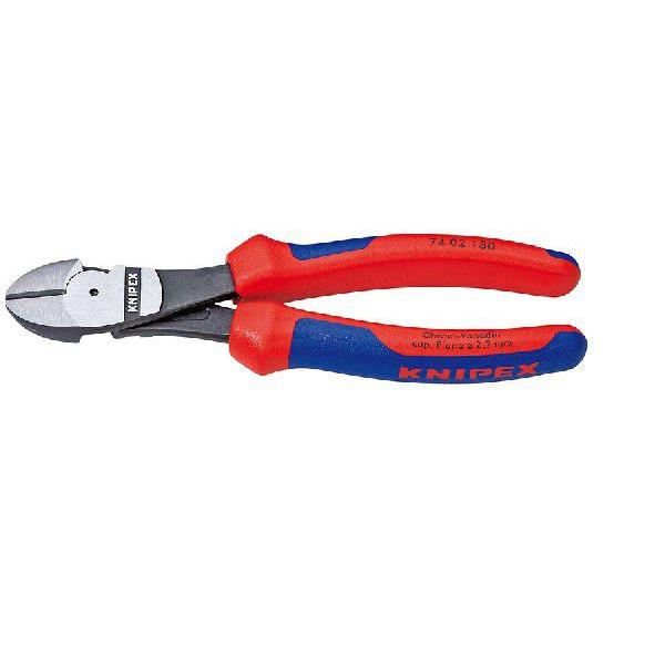 KNIPEX　クニペックス　強力斜ニッパー　コンフォートグリップ　180mm（7402-180）｜f-gear