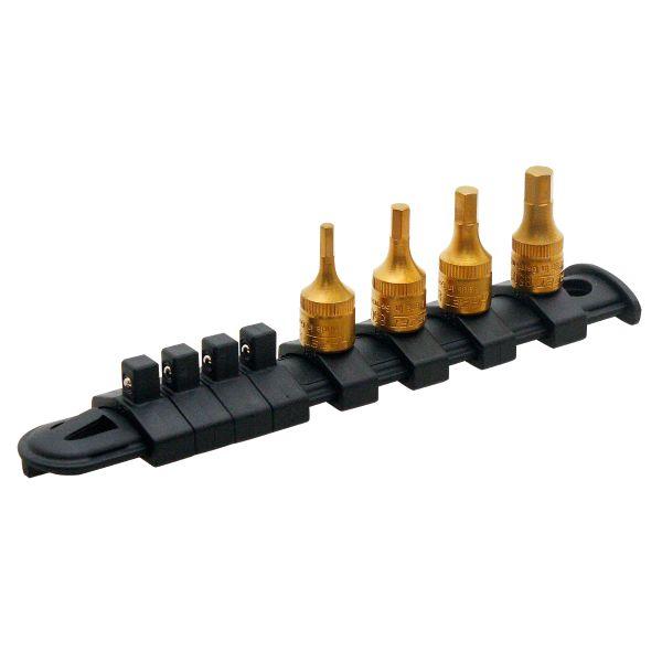 HAZET ハゼット 1/4SQ HEXソケット4PCセット（8501-04FG） : Factory