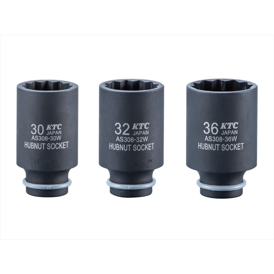 KTC 12.7sq.インパクトレンチ用ハブナットソケット 36mm