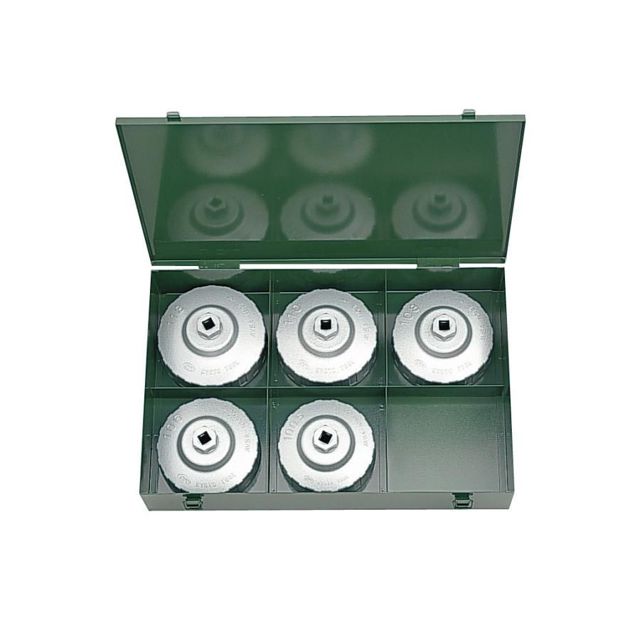 KTC　大径用カップ型オイルフィルタレンチセット［５コ組］