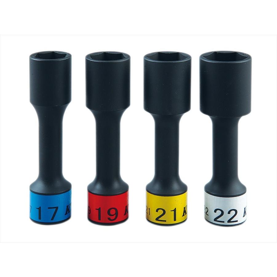 KTC 1/2SQロング薄肉ホイールナットインパクトソケット19mm : Factory