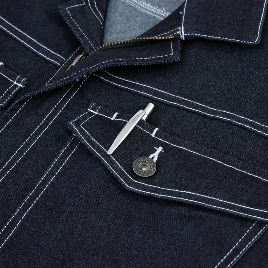 Dickies（ディッキーズ） ストレッチデニムツナギ（インディゴ
