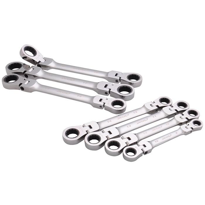 DEEN.J ショートフレックスラチェットメガネ16X18mm（DNM-1618FGWJ