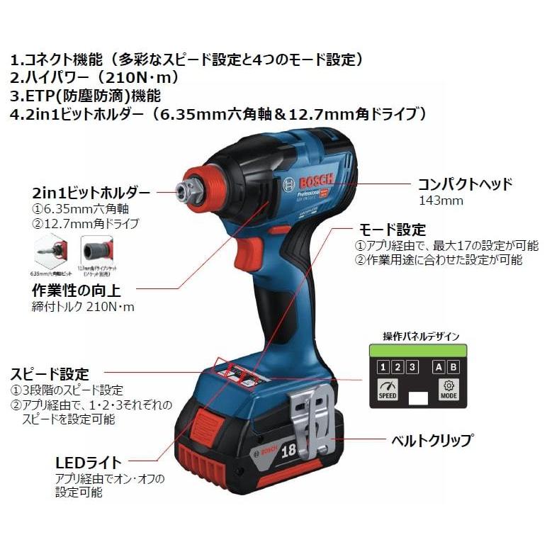 ボッシュ（BOSCH）充電インパクトレンチ : gdx18v-ec4 : Factory Gear  