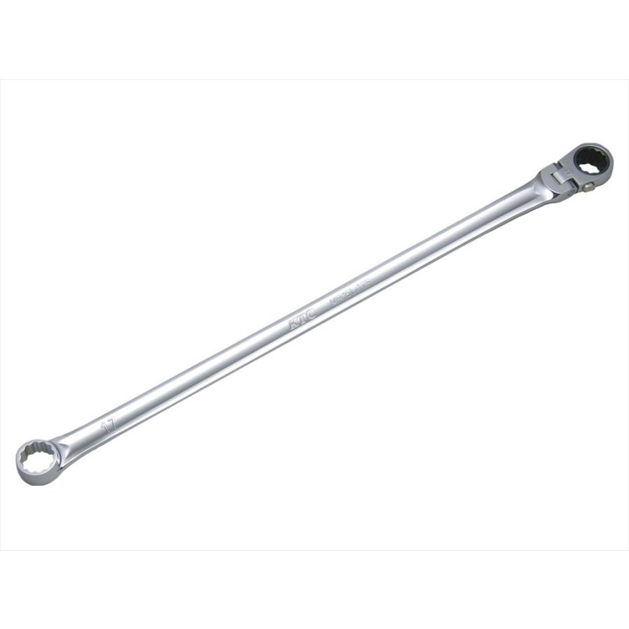 KTC 超ロングラチェットめがねレンチ（首振りタイプ） 17mm