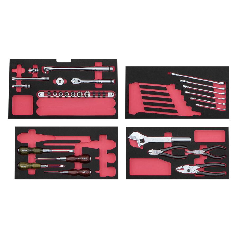 KTCネプロス nepros 9.5sq工具セット ネプロス（NEPROS）9.5sq.ツールセット[27点] : Factory Gear Yahoo