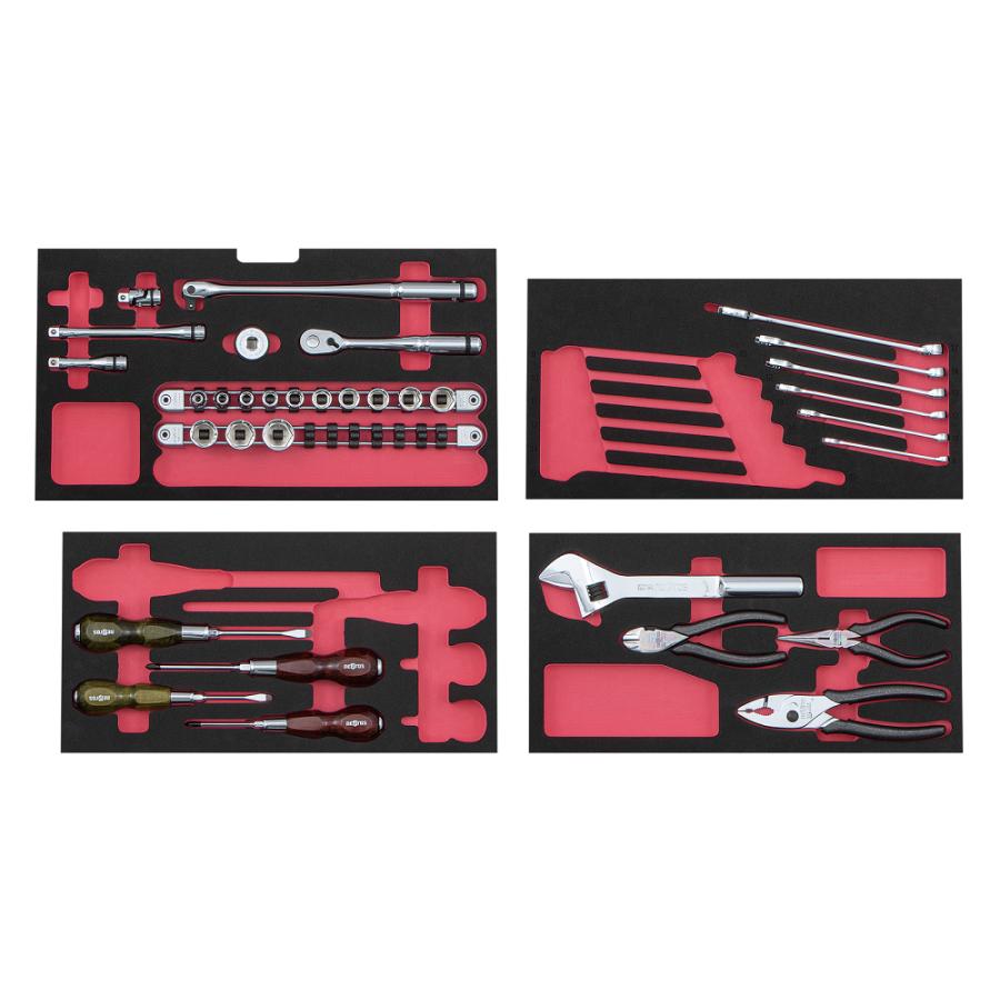 KTCネプロス nepros 9.5sq工具セット ネプロス（NEPROS）9.5sq.ツールセット[33点] : Factory Gear Yahoo