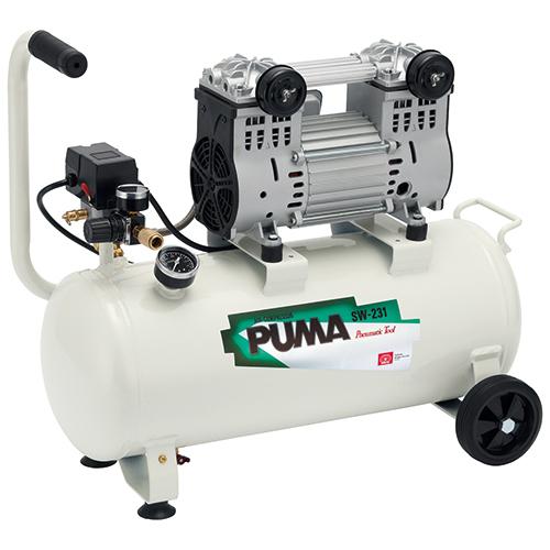 PUMA 100Vオイルフリーエアーコンプレッサー(静音式)(SW-231 PUMA 100Vオイルフリーエアーコンプレッサー(静音式)(SW-231