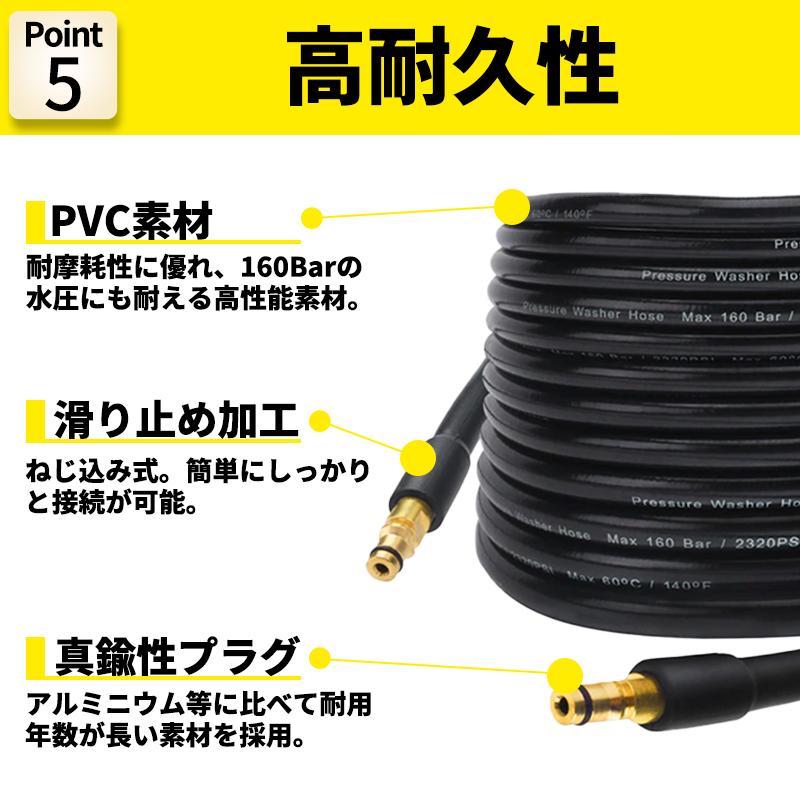 ケルヒャー 高圧洗浄機 ホース 用 パイプクリーニングホース ケルヒャー 高圧洗浄機 ホース 用 パイプクリーニングホース