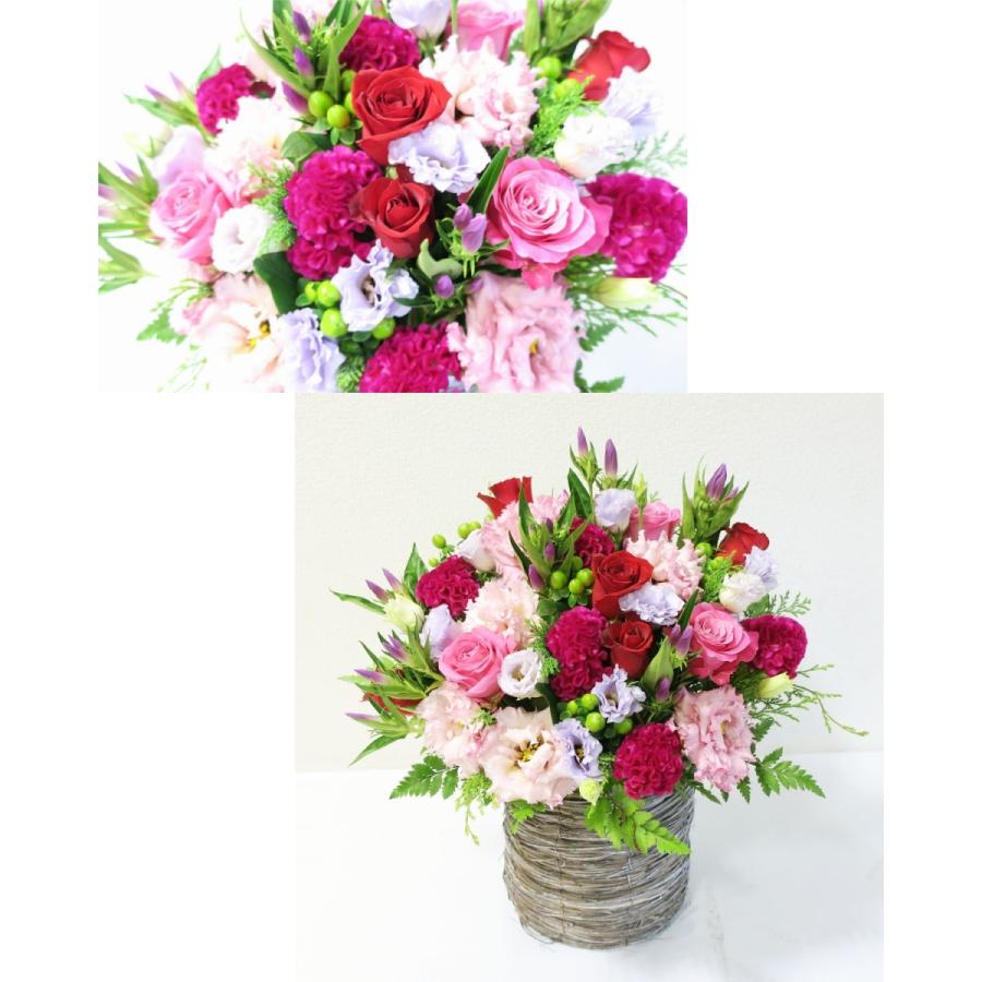 アレンジメント「カラー指定おまかせアレンジメントXL」 誕生日 生花