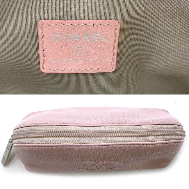 シャネル ポーチ ピンク キャビアスキン ココマーク レザー 中古 14番台 Chanel アクセサリーポーチ ミニポーチ 本物 Ec フリマハイクラス 通販 Yahoo ショッピング