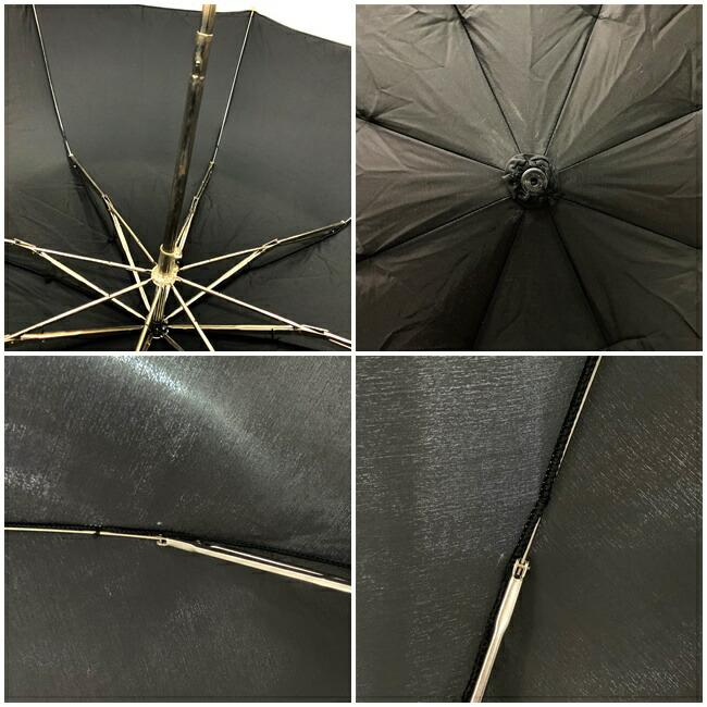 シャネル 折り畳み傘 ケース付 ブラック ゴールド ココマーク