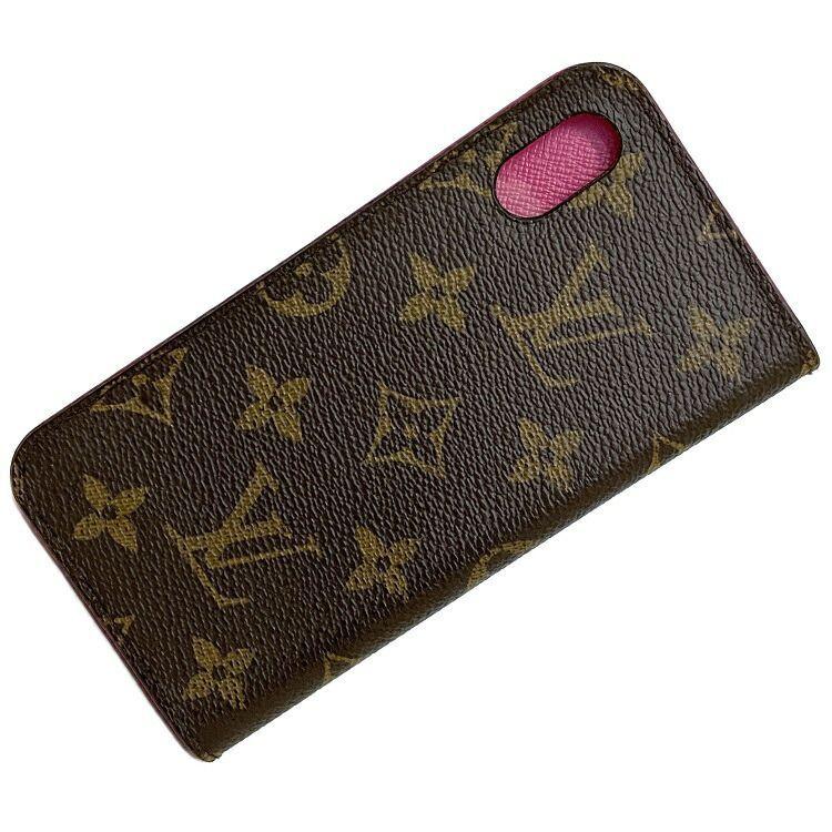 ルイ ヴィトン スマホケース Iphone X Xs ブラウン ピンク ローズ モノグラム M 手帳型 中古 Ec フリマハイクラス 通販 Yahoo ショッピング