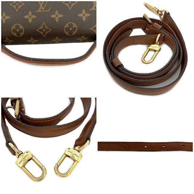LOUIS VUITTON ルイ ヴィトン 2way バッグ モンソー 28 ブラウン 