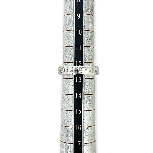 美品✨グッチ 指輪　リング　12号　ゴースト　GUCCI グッチ リング メンズ 指輪 正規品 シルバー GUCCI リング 指輪