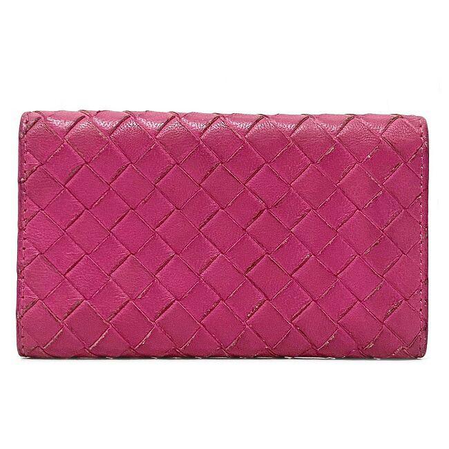 BOTTEGA VENETA ボッテガヴェネタ 6連 キーケース ピンク イントレ  