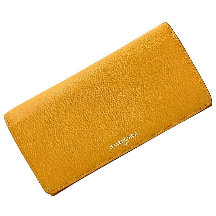 BALENCIAGA バレンシアガ 長財布 エッセンシャルマニー オレンジ  