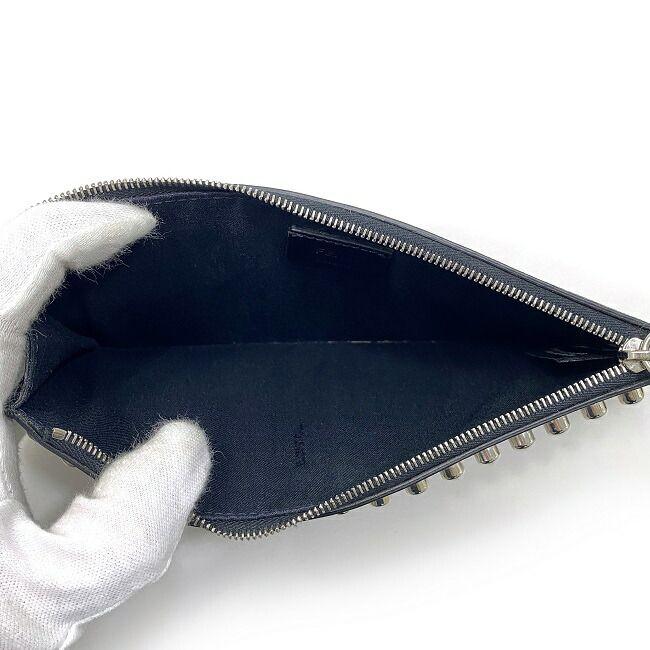 FENDI フェンディ ポーチ ブラック シルバー パンカー リト 8M0341 