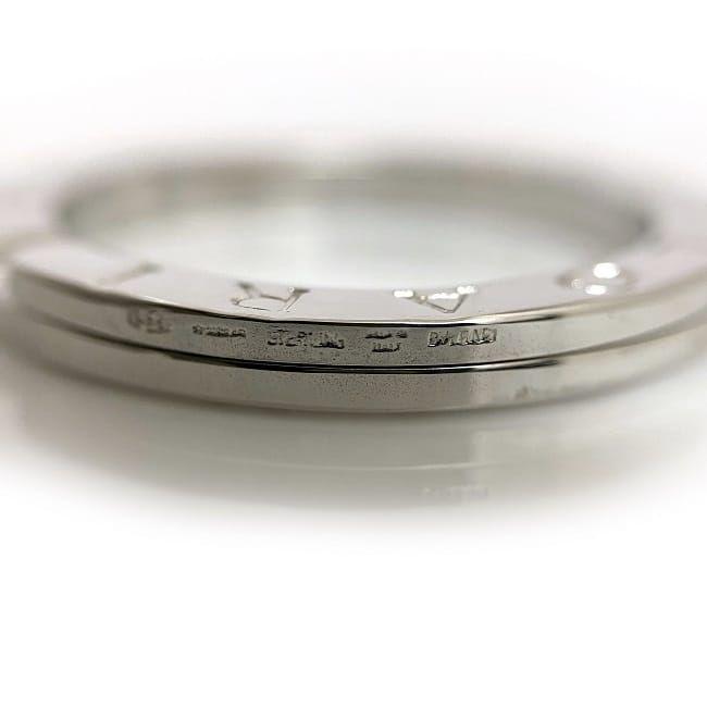 BVLGARI ブルガリ キーリング シルバー ロゴマニア 新品 仕上げ