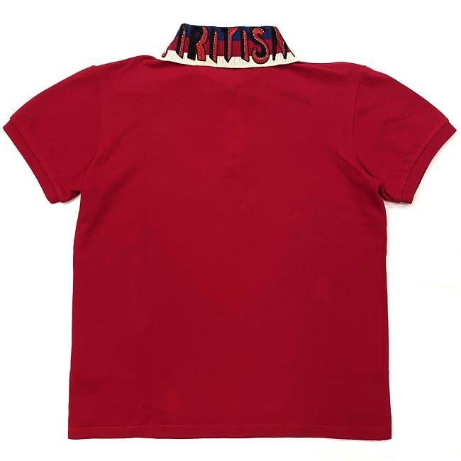 GUCCI グッチ ポロシャツ レッド SPIRITISMO 512626 クリーニング済み 