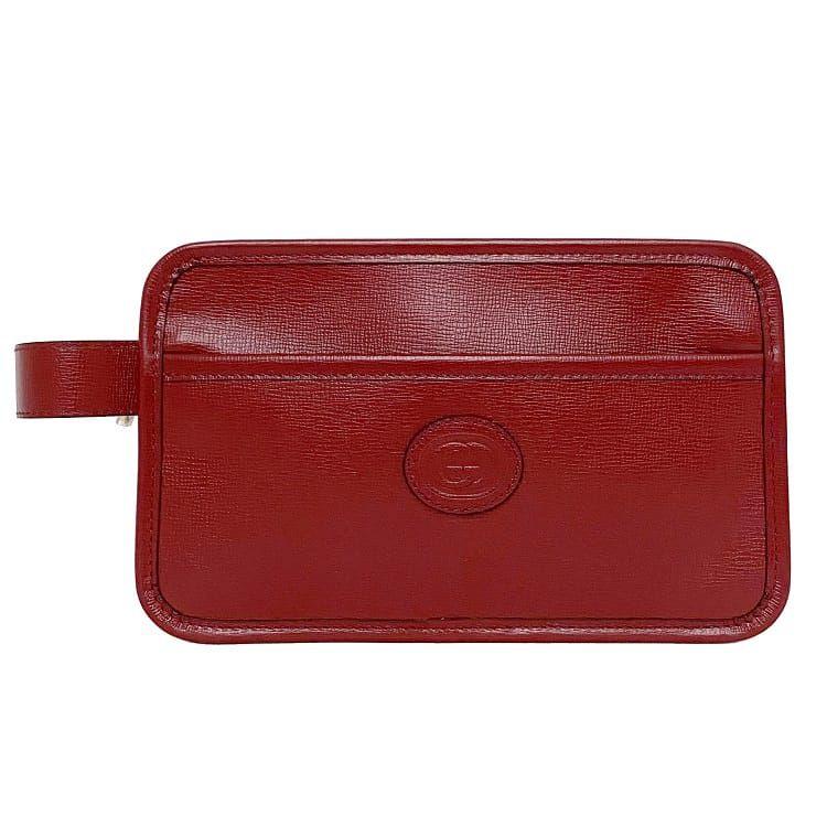 GUCCI グッチ GG モノグラム クラッチバッグ ワインレッド GUCCI グッチ GG モノグラム クラッチバッグ ワインレッド GUCCI